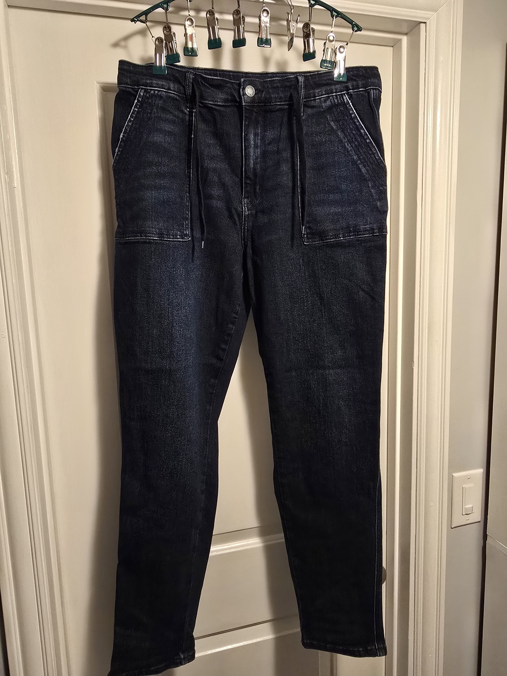Judy Blue Dark Indigo Slim Straight Jeans - Jogger Style